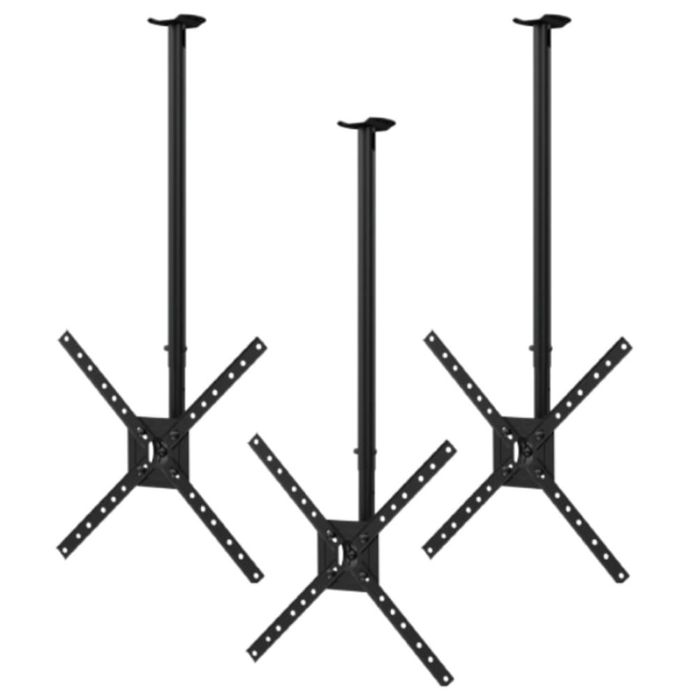 Suporte de Teto para TV 10`` até 60`` com ajuste de ângulos e giro 360º Brasforma SBRP1050 - 3 Unidades