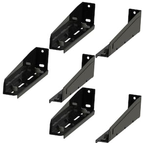 Suporte para Forno Micro-ondas Preto Brasforma SBR5.1 - 3 Unidades