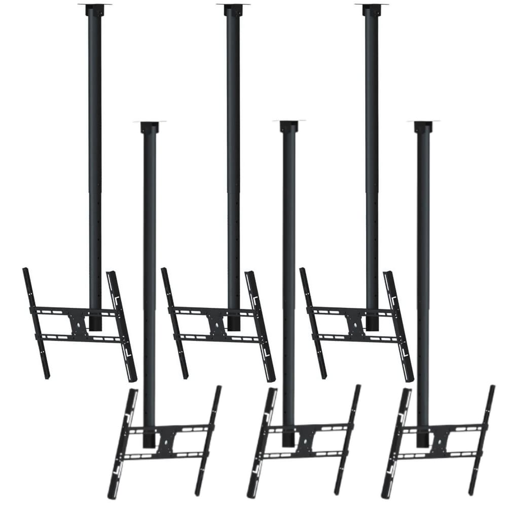 Suporte de Teto para TV 10” a 80” Brasforma SBRP1650 Preto - 6 Unidades