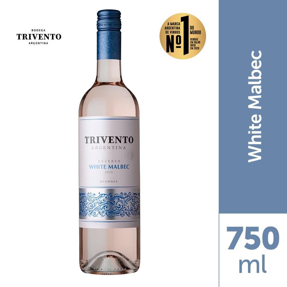 Vinho Argentino Trivento White Malbec - 750ML