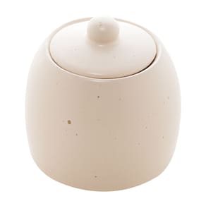 Açucareiro de Cerâmica Granilite Marfim Bon Gourmet