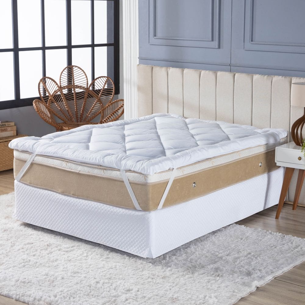 Pillow Top King Toque de Pluma 650g/m² 5cm Espessura