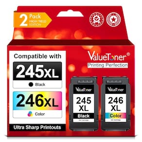 Cartucho de tinta Valuetoner 245XL 246XL para impressora Canon Pixma