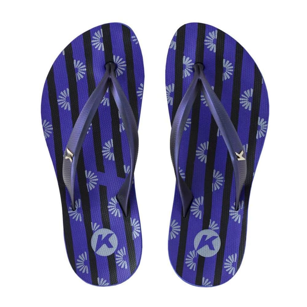 Chinelo Kenner Ibiza Lola Feminino - Marinho e Preto