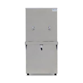 Bebedouro Purificador Industrial Blue Coluna 2 Torneiras Gelada 50L PIC50L220VG-2T Inox 220V