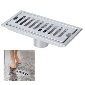 Ralo Linear 30cm Inox Banheiro Lavabo Area Externa Anti Odor Anti Inseto Quintal Piscina Higienico