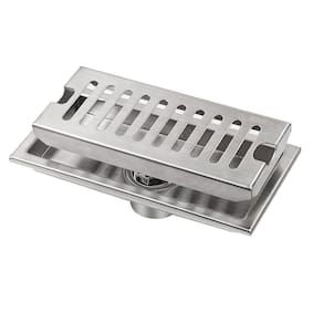 Ralo Linear 30cm Aço Inox Banheiro Lavabo Area Externa Quintal Piscina Anti Odor Anti Inseto Resistente Higienico Seguro