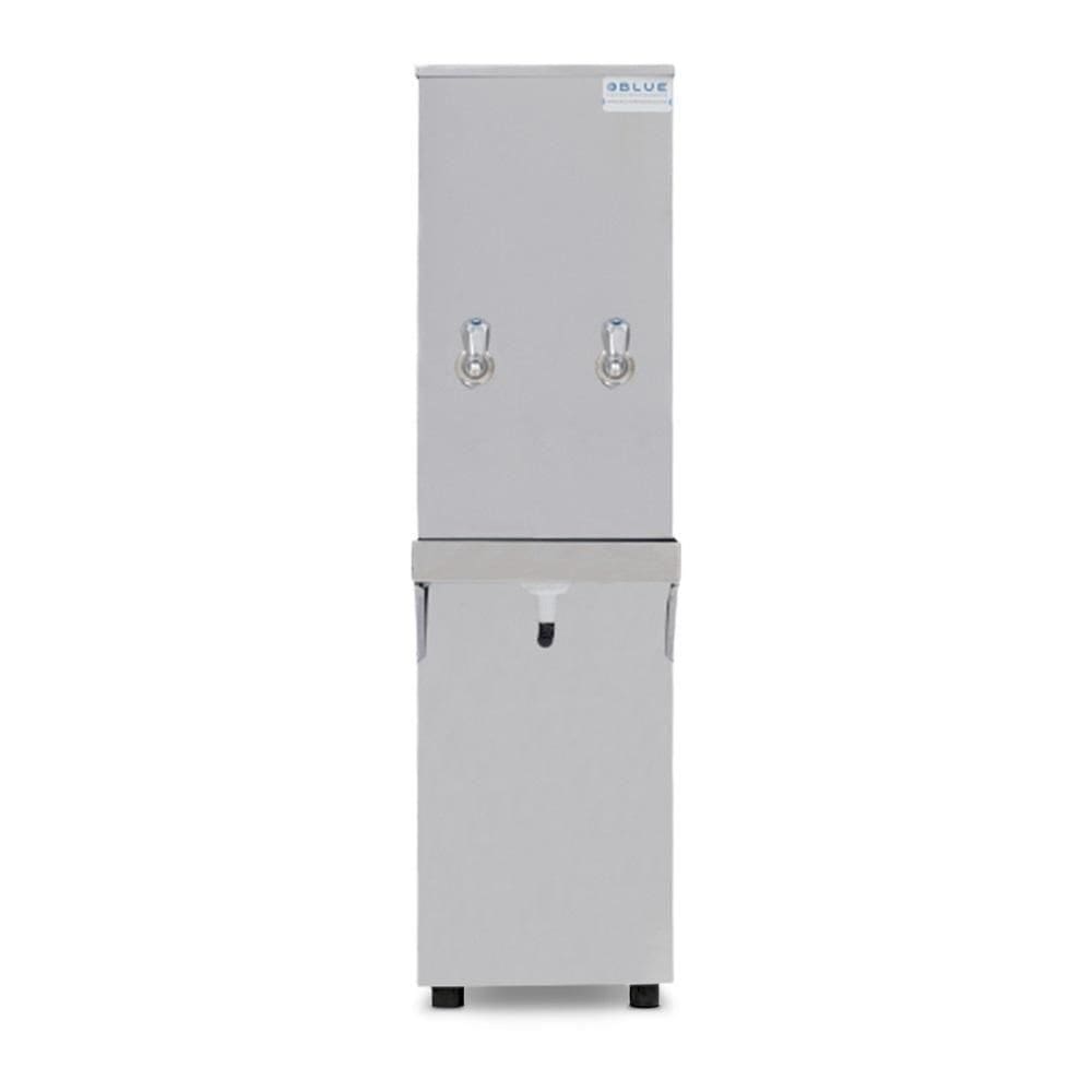 Bebedouro Purificador Industrial Blue Coluna 2 Torneiras Gelada 25L PIC25L220VG-2T Inox 220V
