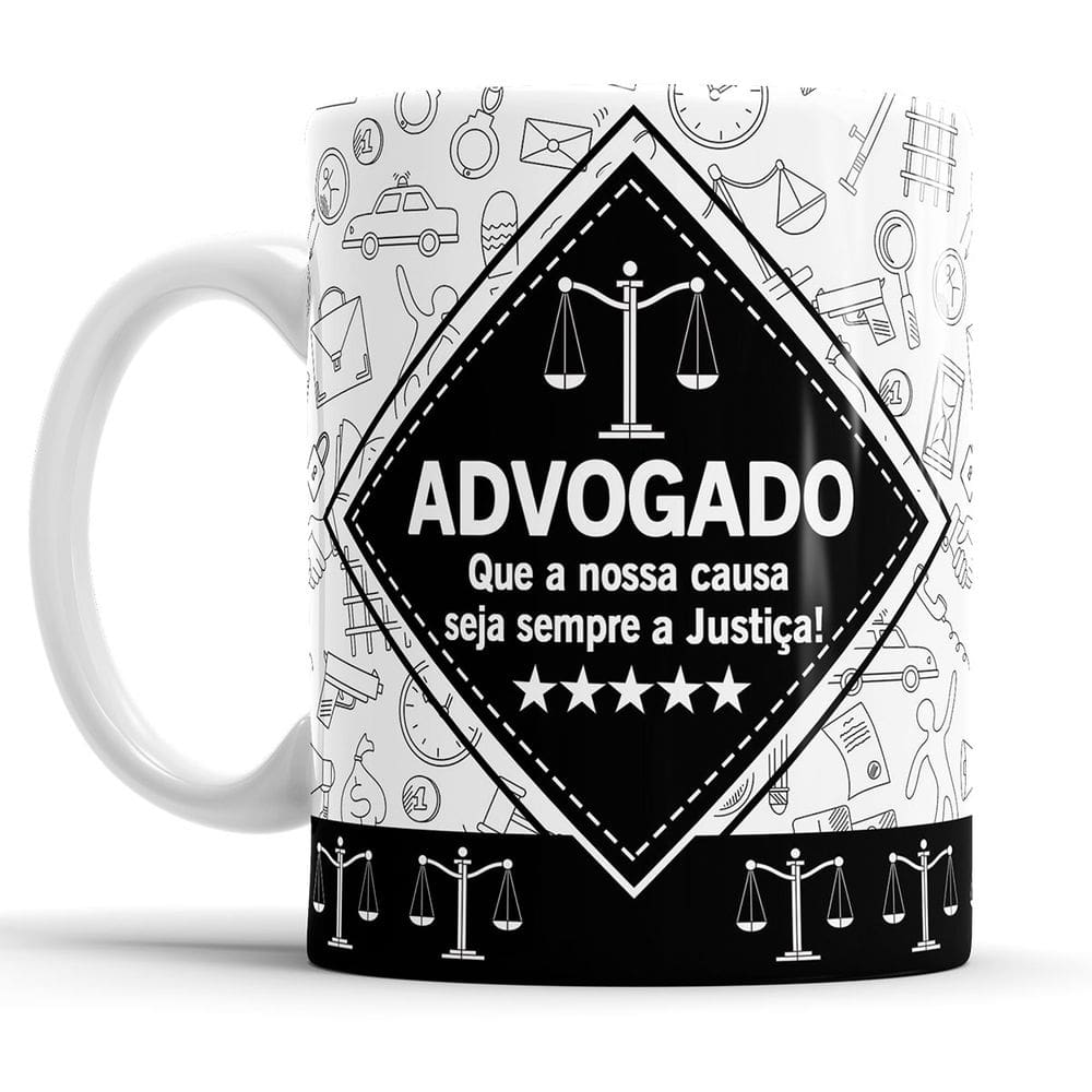 Caneca Profissão Advocacia Advogado