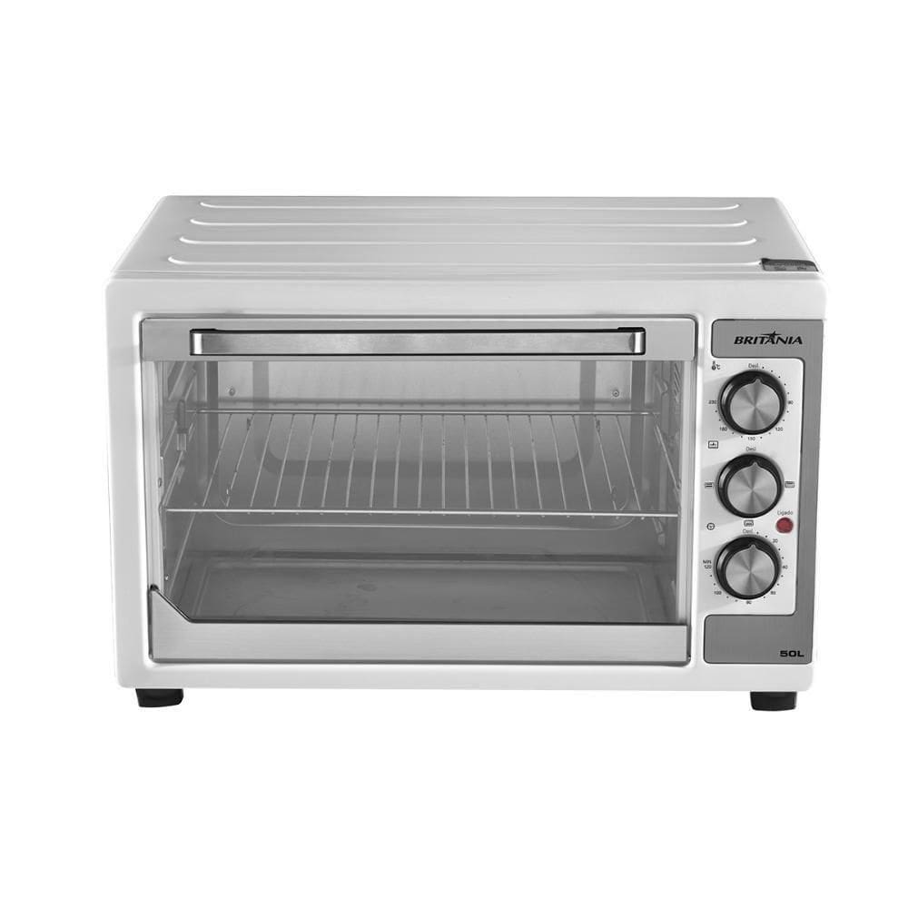 Forno Elétrico Britânia 50 Litros com Função Timer Branco BFE50B 127V