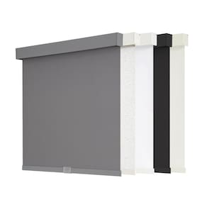 Roller Shades AOSKY 100% Blackout sem fio 22x72cm cinza