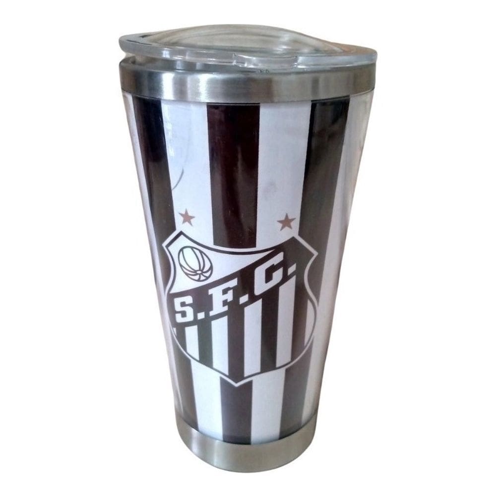 Copo Térmico Inox Com Tampa Santos 670 ML - QH025B-4