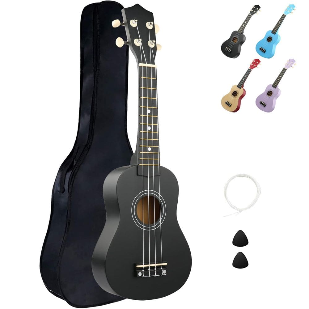 Ukulele LXS Soprano de 21 polegadas para crianças e iniciantes com acesso