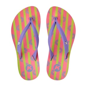 Chinelo Kenner Ibiza Lola Feminino - Verde e Roxo