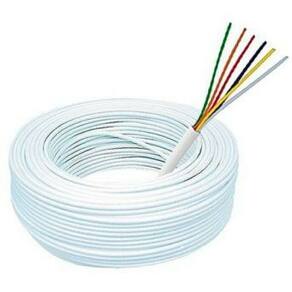 Cabo para Alarme Telecam 06 vias 6x40 rolo 100 metros