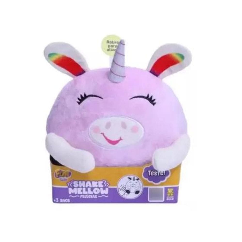 Pelucia Shake Mellow - Unicornio BARAO