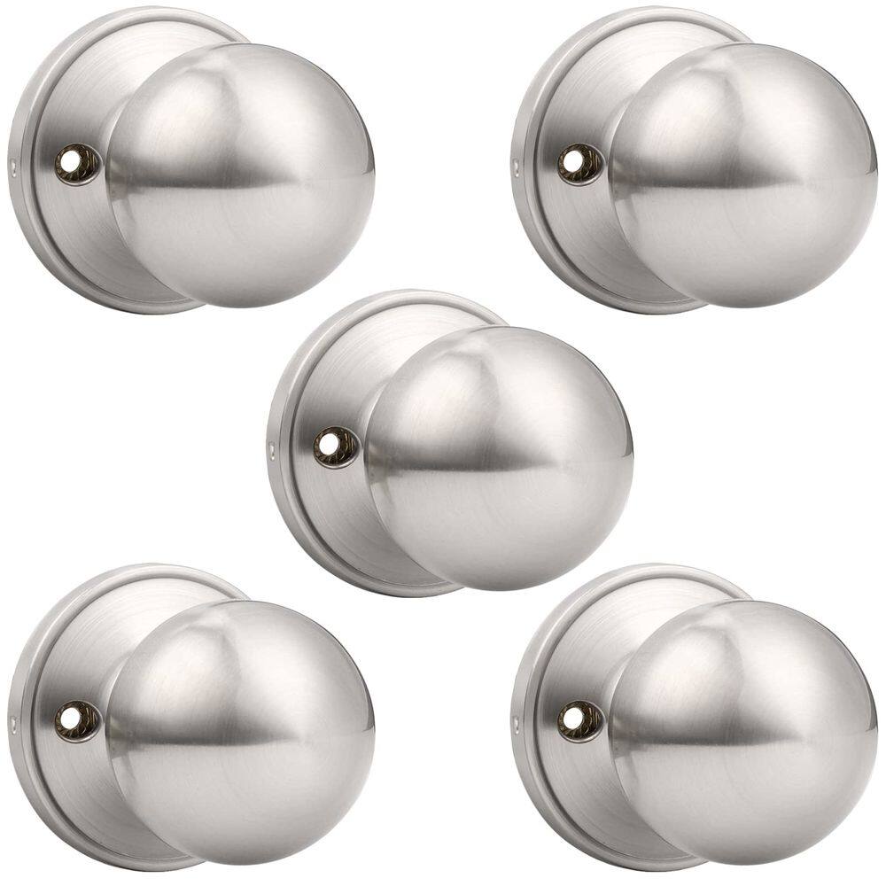 Maçaneta Probrico Ball Half Dummy Brushed Nickel (pacote com 5)
