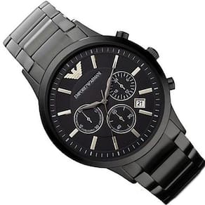 Relógio Empório Armani Masculino Ar2453 Black
