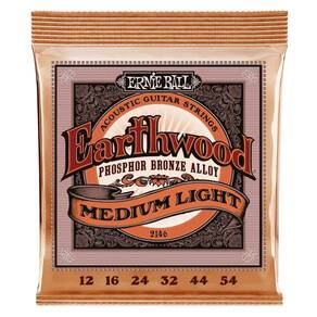 Encordoamento Violão Aço 012 Ernie Ball Earthwood Tensão Média/Leve