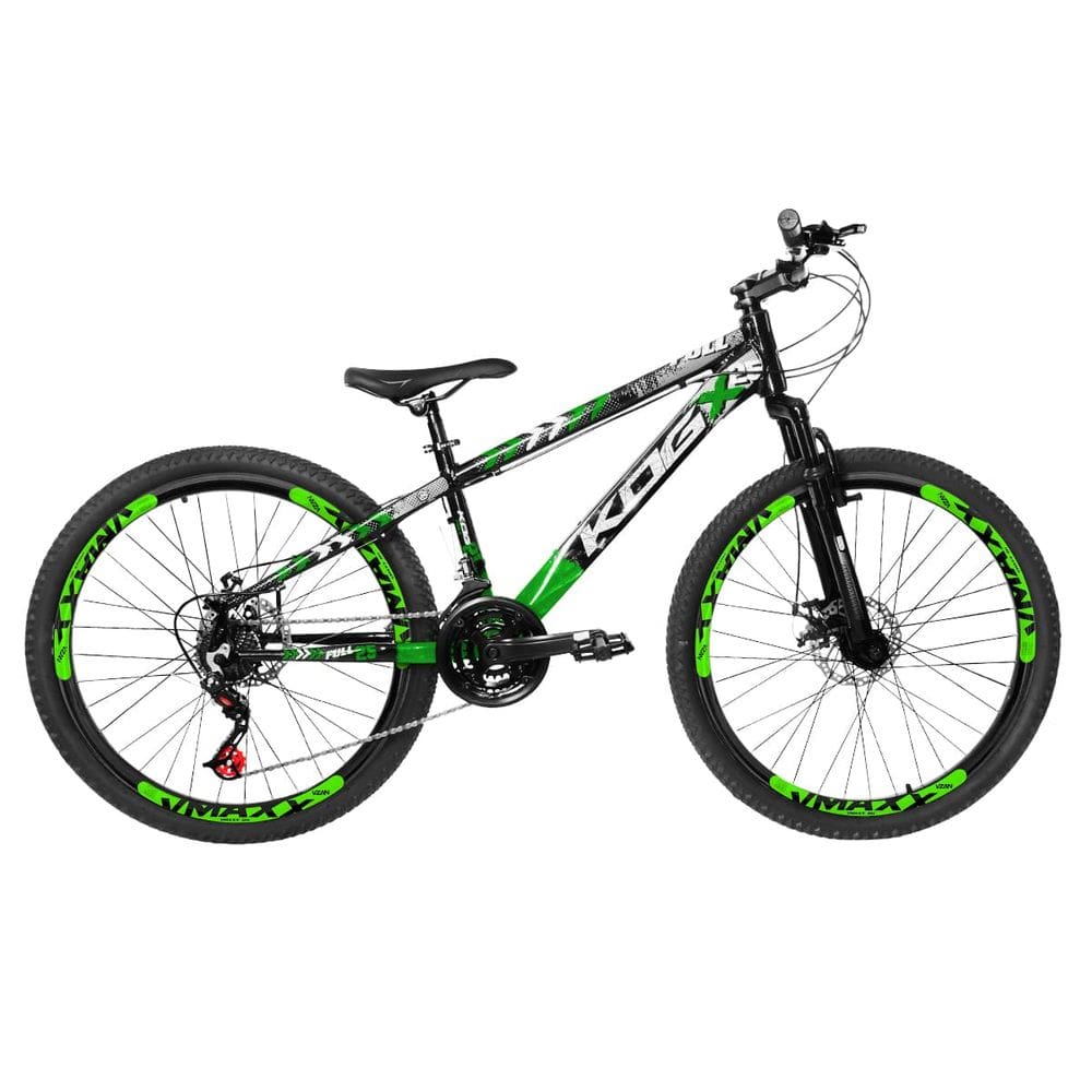 Bike Aro 26 KOG Freeride Estilo Viking 21v Shimano Vmaxx Freio a Disco