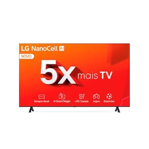 Smart TV LG 55 Polegadas WebOS 4K UHD Nanocell 55NANO80TSA