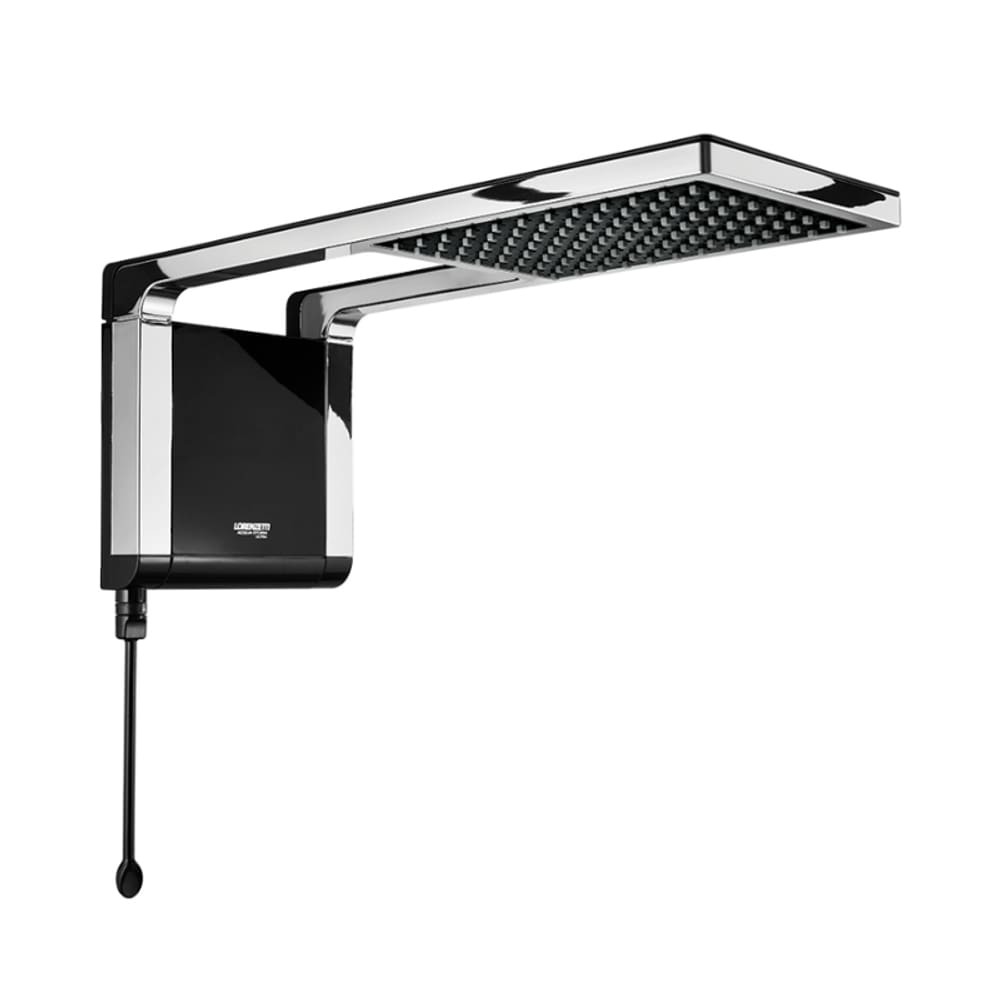 Chuveiro Eletrônico Acqua Storm Ultra 7800W 220V Preto Cromado Lorenzetti