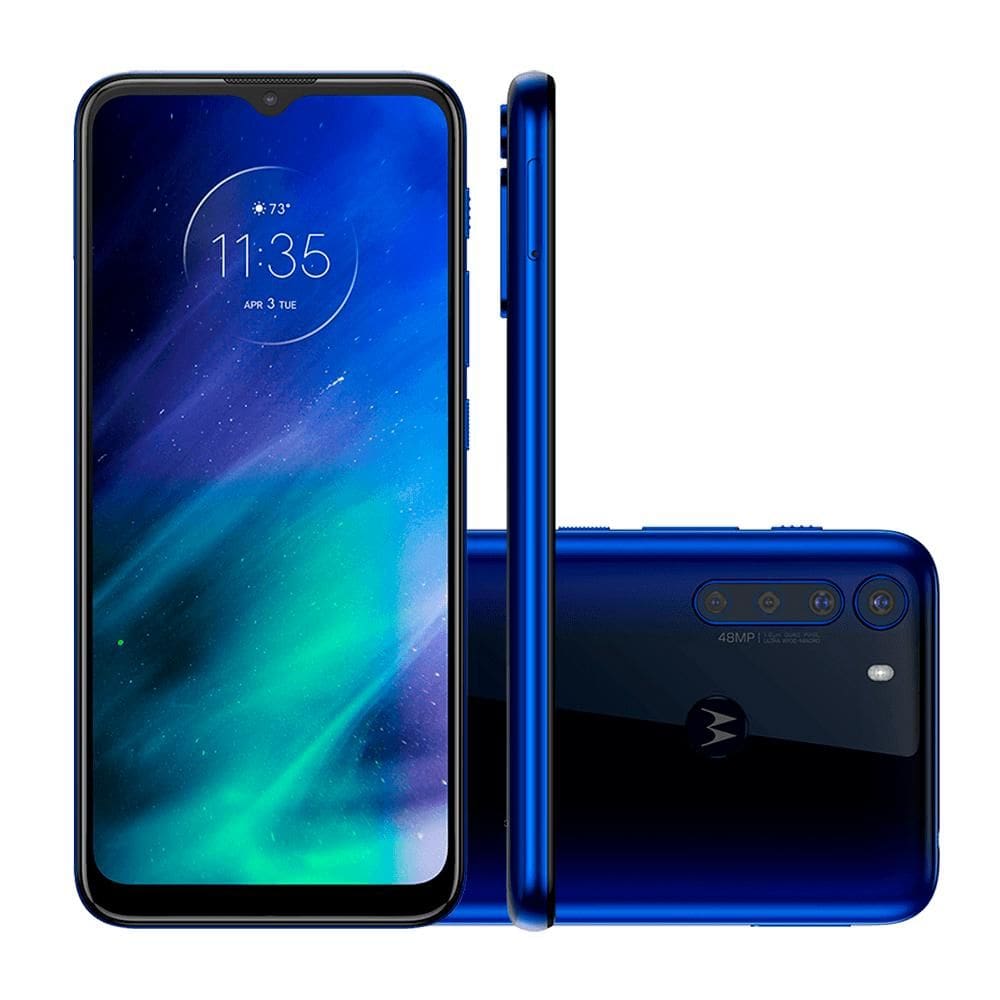 Seminovo: Motorola One Fusion 128GB 4GB Azul Safira Android - Voke