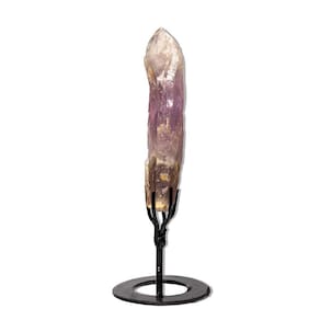 Raiz Ametista Exotico Ponta com Base Pedra Natural 18cm 320g