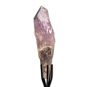 Raiz Ametista Exotico Ponta com Base Pedra Natural 17cm 240g