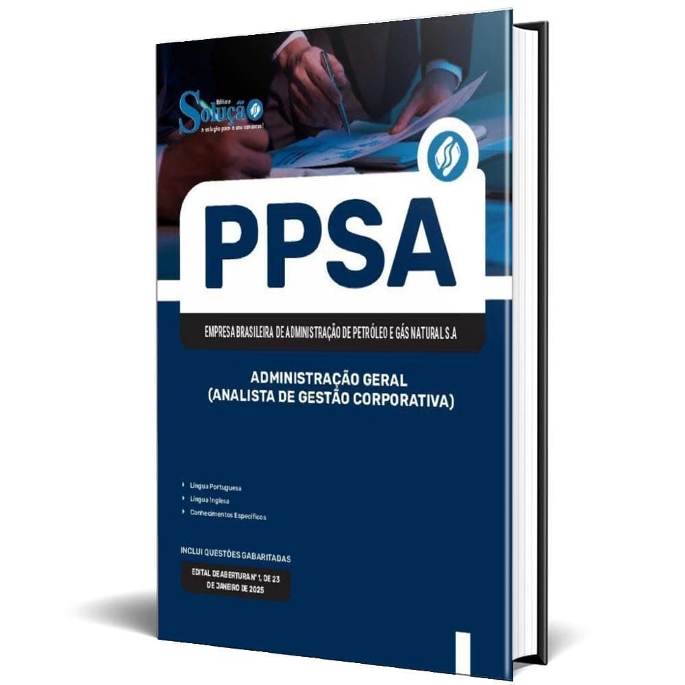 Apostila Ppsa 2025 Administração Geral Analista Gestão