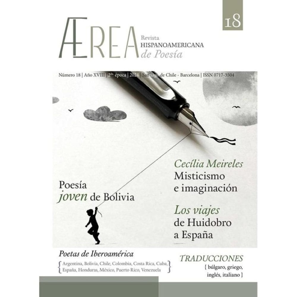 Ærea, Revista Hispanoamericana de Poesía Nro. 18 - Espanhol