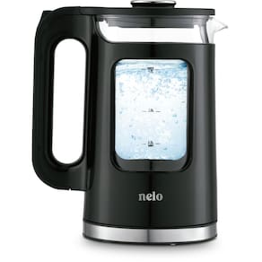 Chaleira elétrica NELO 1.7L com janela de vidro de parede dupla 1100W