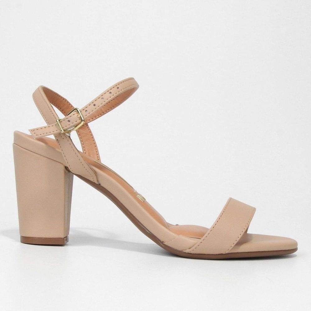 Sandália Feminina Vizzano Salto Blocado Médio