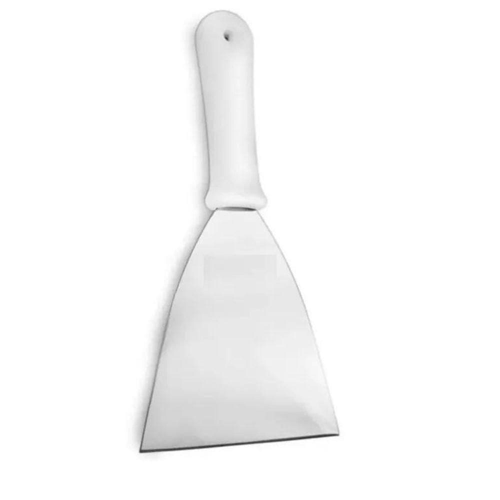 Espátula Reta Inox Chapeiro Cozinha Lanche