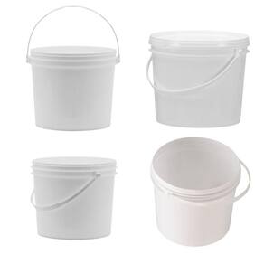 Balde Para Ração De Gato 1.8 Litros Branco 25 Pçs