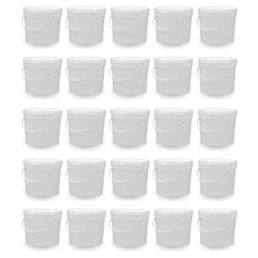 Balde Para Massinha 1.8 Litros Branco 25 Pçs