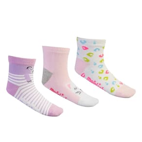 Meia Molekinha Infantil Kit C-3 Pares MK24-27991