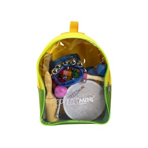 Kit Bandinha Phx 10 Instrumentos Percussão Infantil Mochila