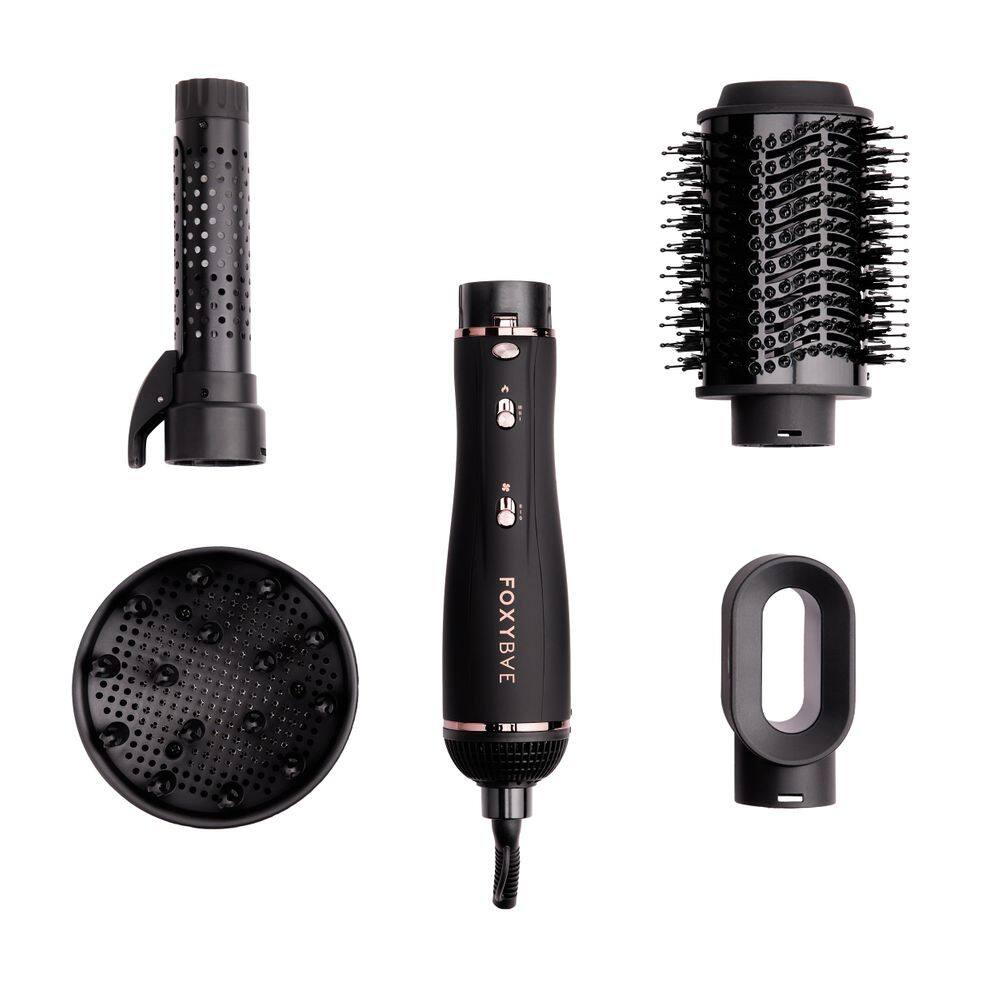 Ferramenta de modelagem de cabelo FoxyBae Super Styler com acessórios 4 em 1