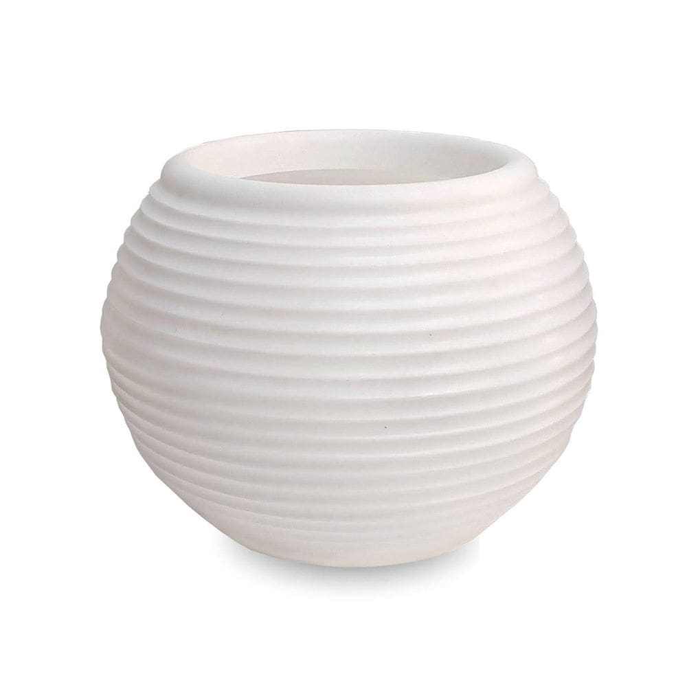 Vaso De Planta Bola Polietileno B 30X40 Branco