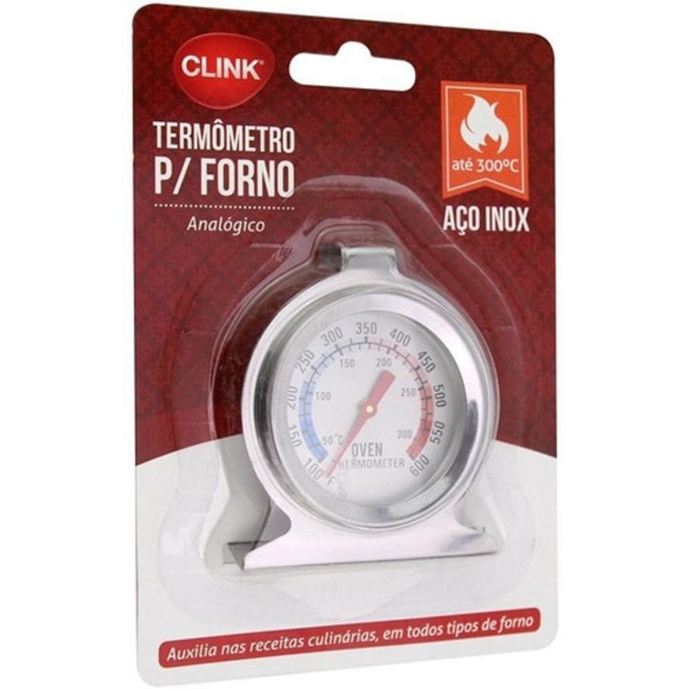 Termômetro De Forno Aço Inox  Ck4487