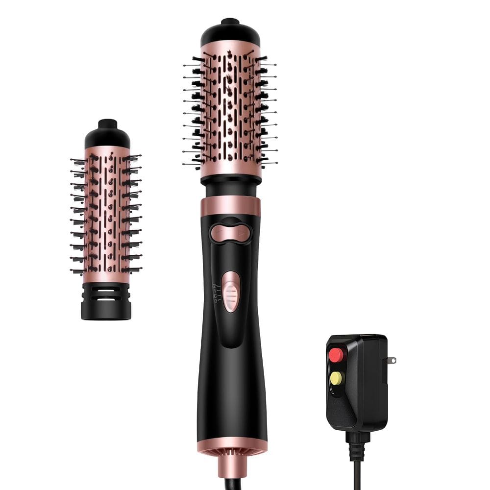 Escova rotativa para secador de cabelo OKWRAP 3 em 1 com 2 escovas