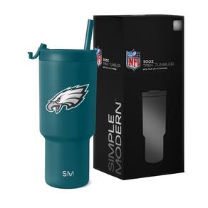 Copo simples e moderno da NFL Philadelphia Eagles 900 ml