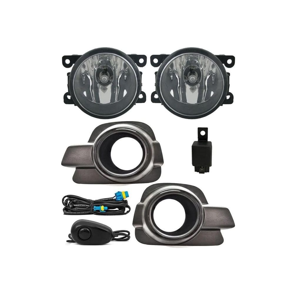 Kit Farol Milha Renault Kwid Todos Com Molduras