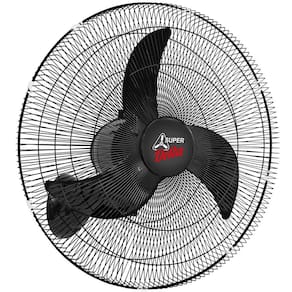 Ventilador Oscilante de Parede Super Delta 65cm Preto Bivolt