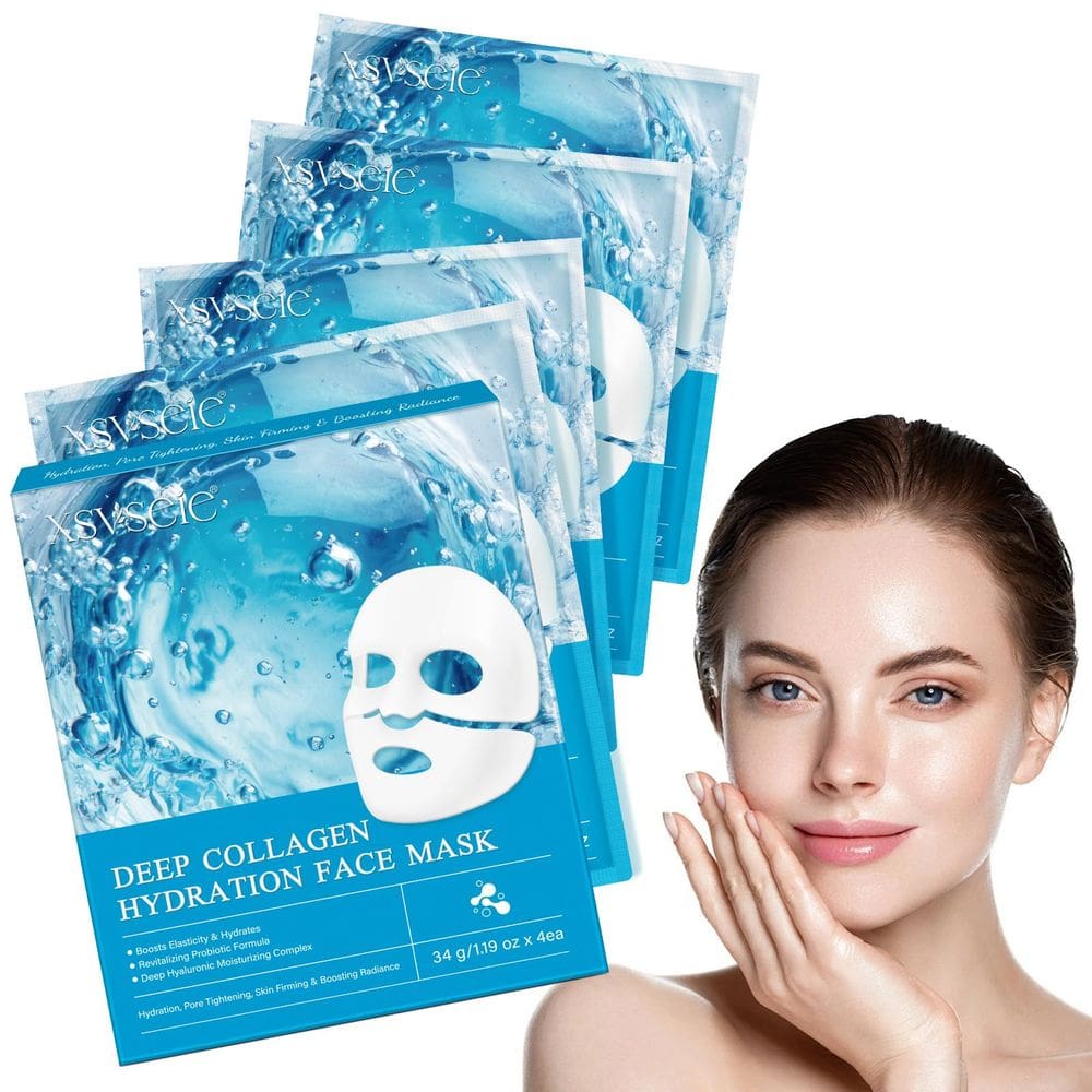 Máscara facial Xsvseie Collagen Deep Anti Rugas Hydrogel