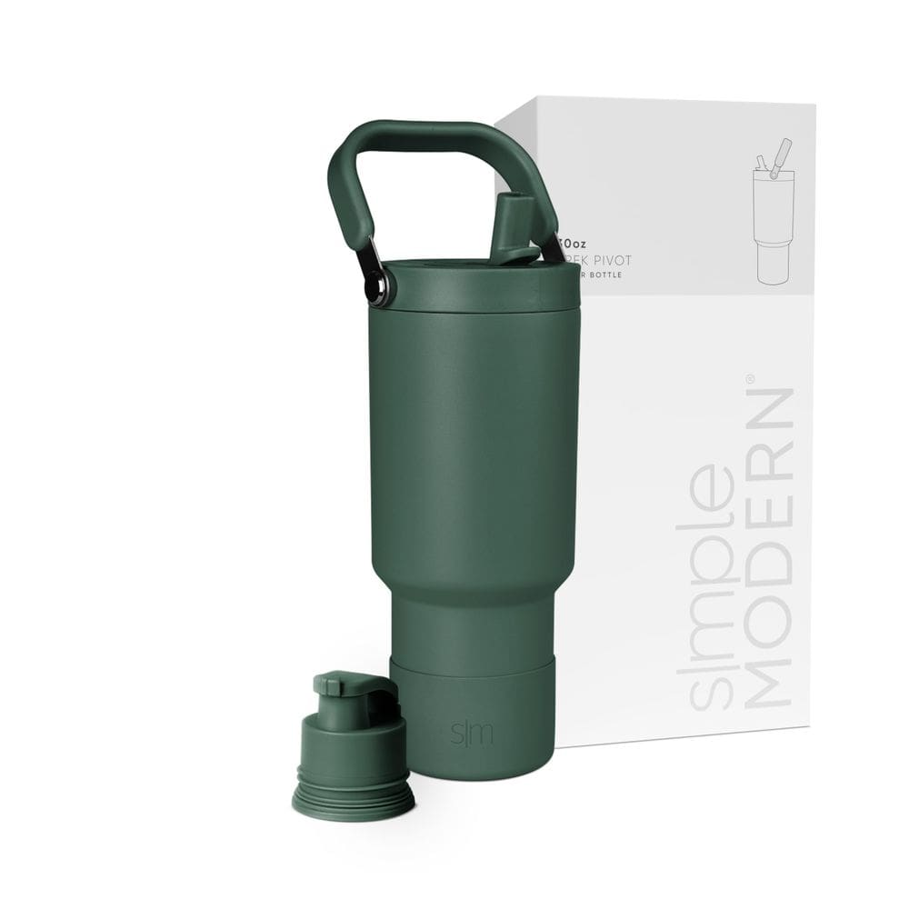 Garrafa de água Simple Modern Trek Pivot 900 ml em aço inoxidável