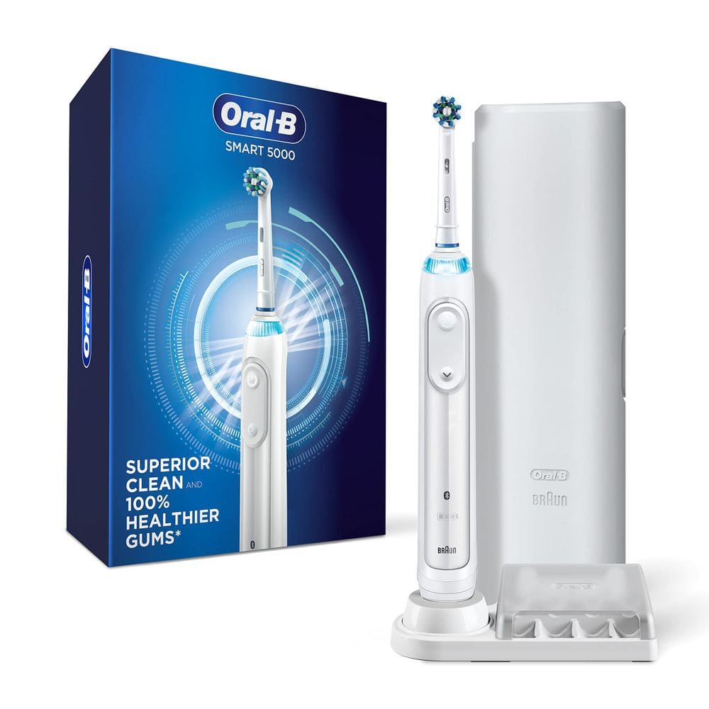 Escova de dentes elétrica Oral-B Pro 5000 Smartseries Branca