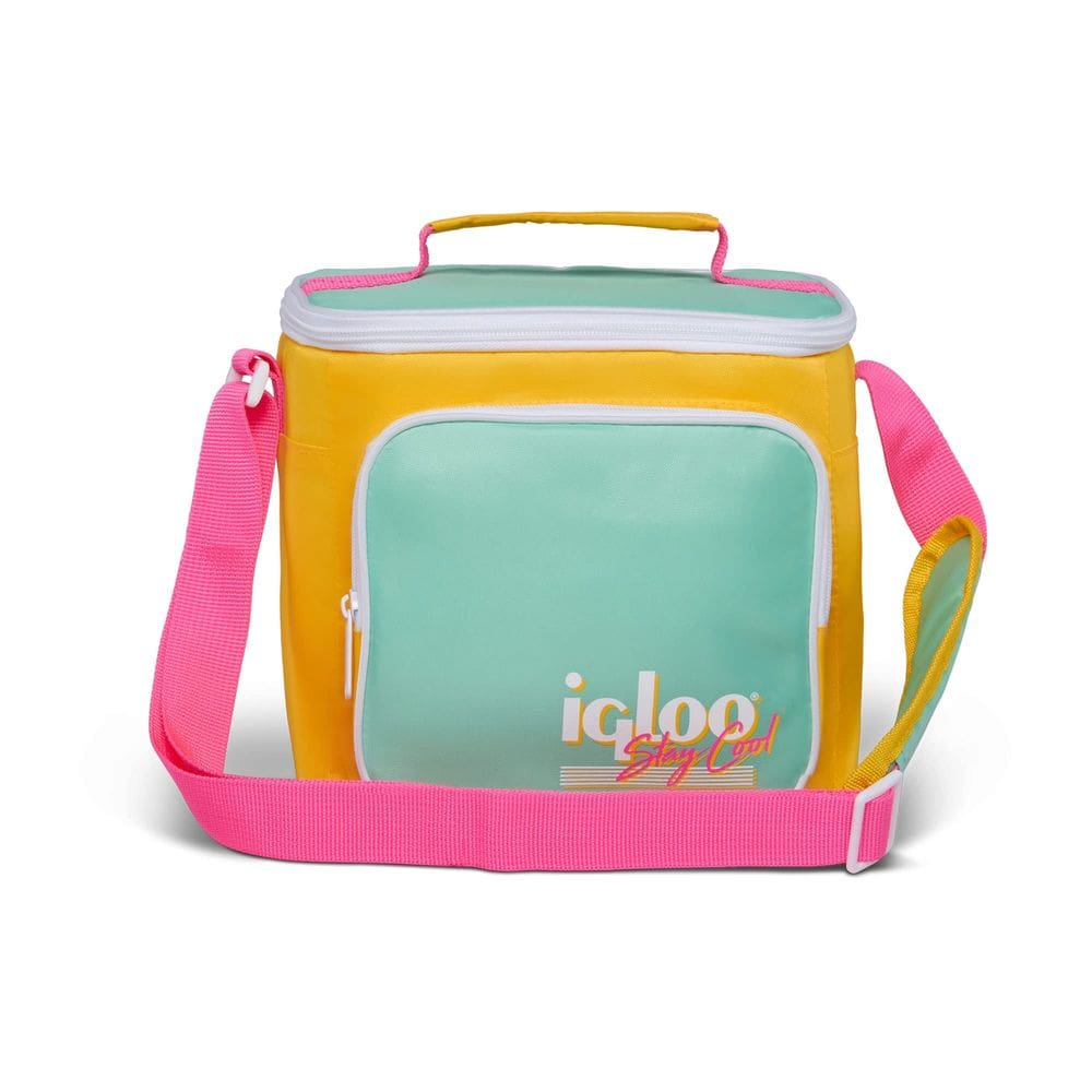 Lancheira Cooler Igloo 90s Retro Collection Square Yellow