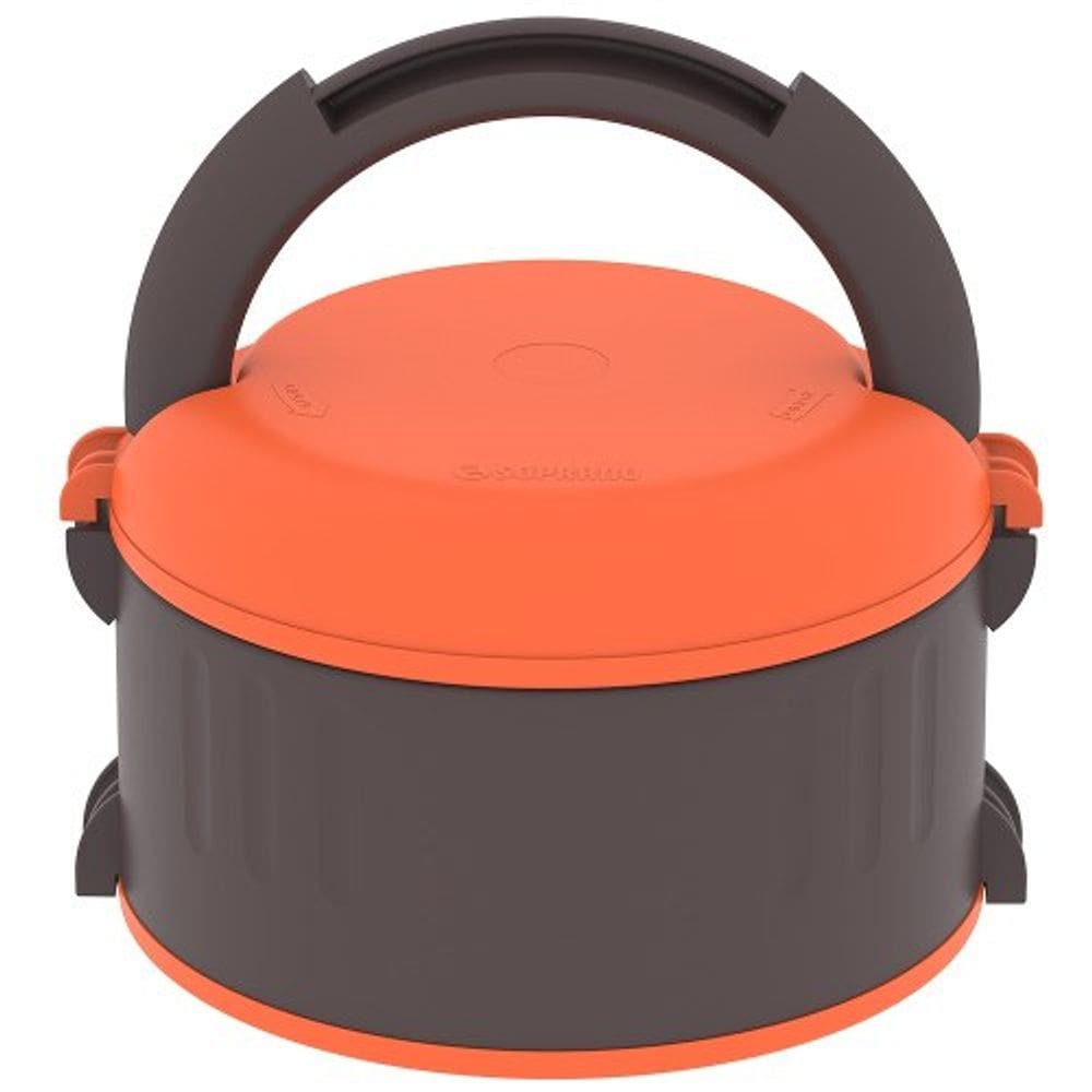 Marmita Plus 1,5 litros Simples Marrom laranja